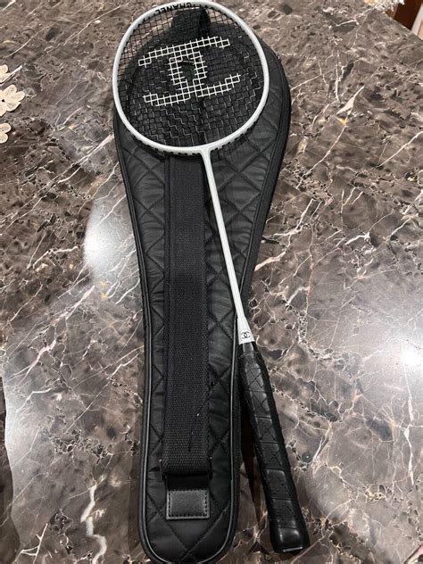 dior badminton racket|chanel badminton racket black.